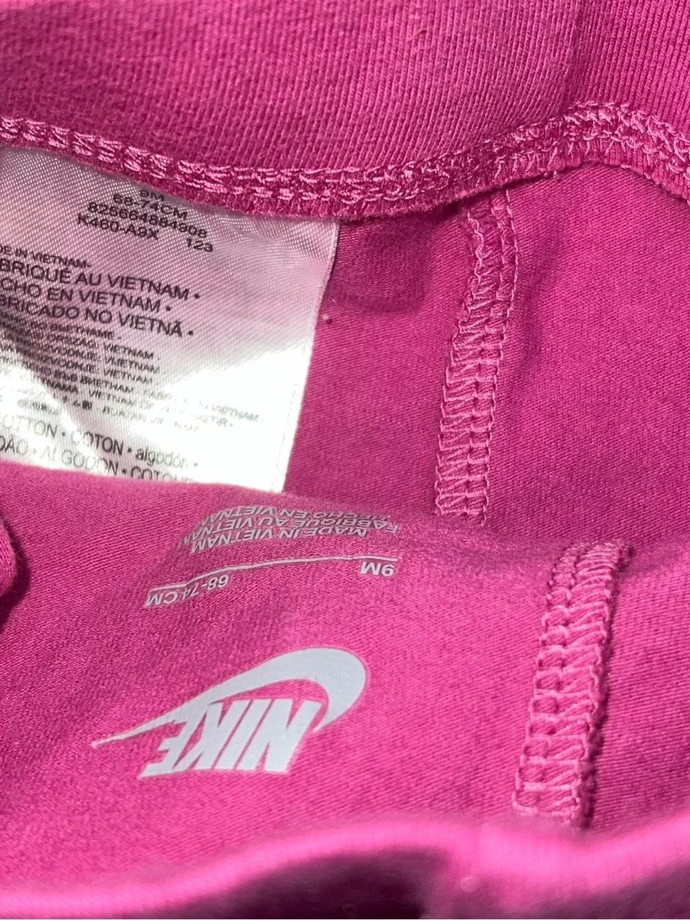 Nike Baby Girls' Pink & Yellow Tie-Dye Two-Piece Set 9 months - Picture 5 of 5